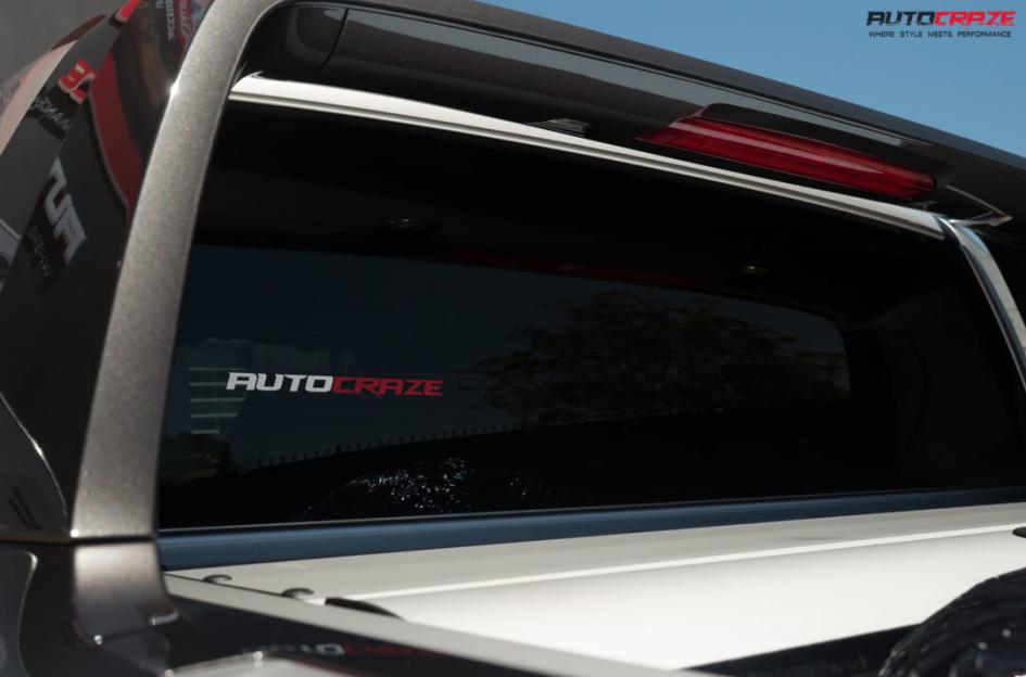 FORD RANGER COUPLER BLACK MACHINED WITH DARK TINT